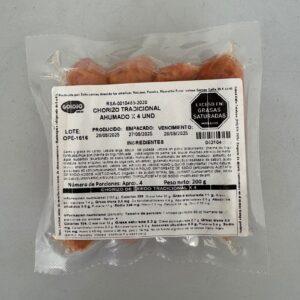 CHORIZO TRADICIONAL AHUMADO X 4 UND