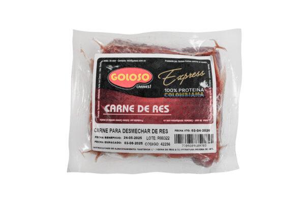 CARNE PARA DESMECHAR DE RES GOLOSO EXPRESS X 450G APROX