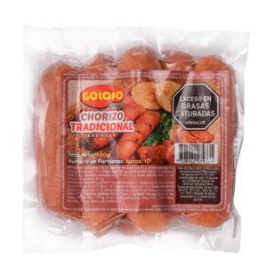 Chorizo tradicional ahumado.