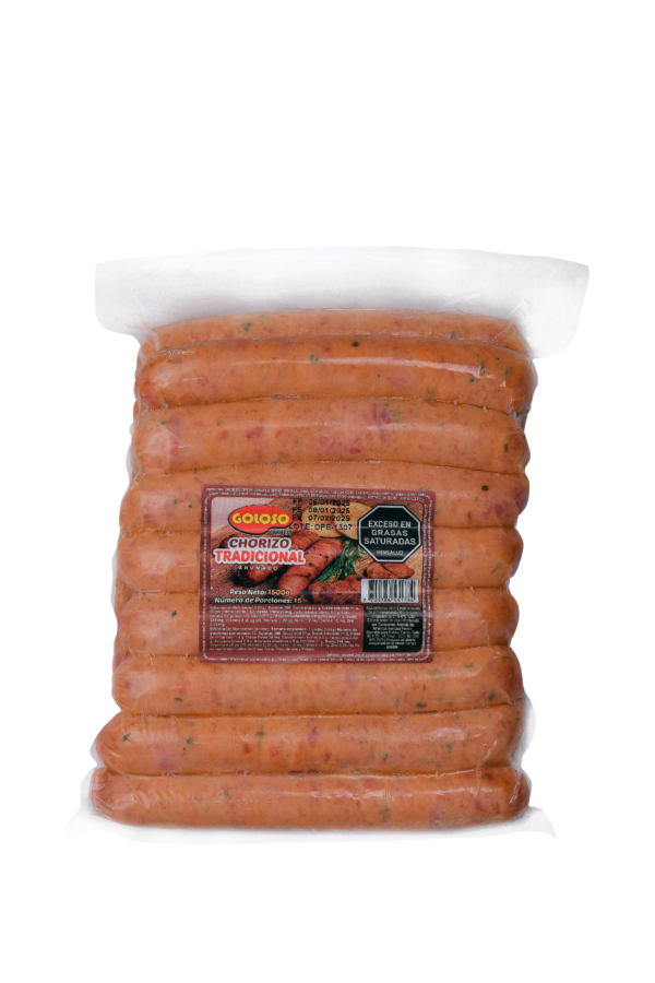 CHORIZO TRADICIONAL AHUMADO X 15 UND