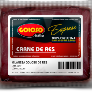 Milanesa de res 4 porciones